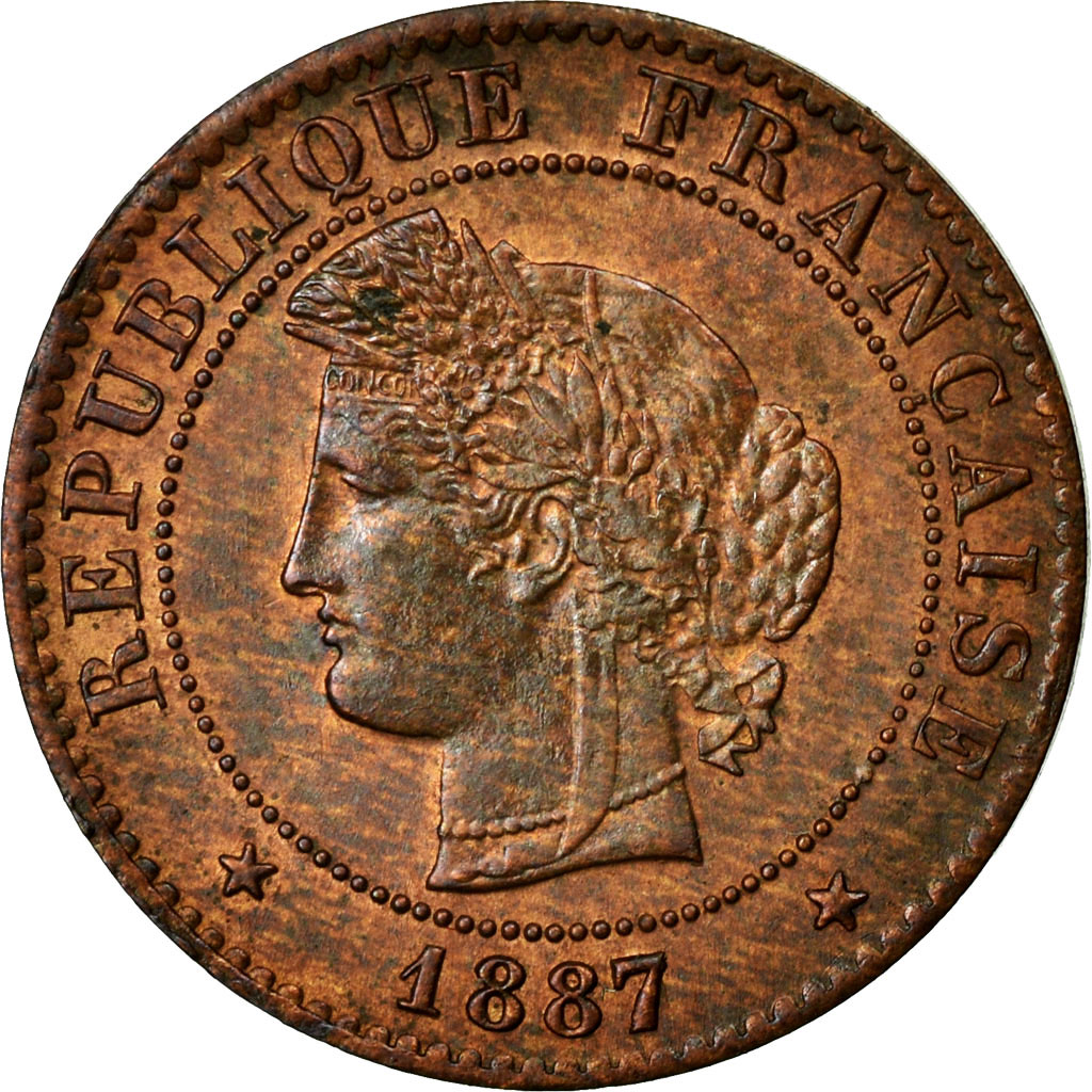 Coin, France, Cérès, Centime, 1887, Paris, , Bronze, Gadoury:88