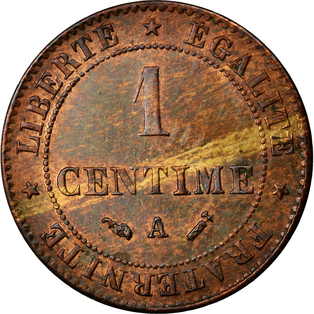 Coin, France, Cérès, Centime, 1887, Paris, , Bronze, Gadoury:88