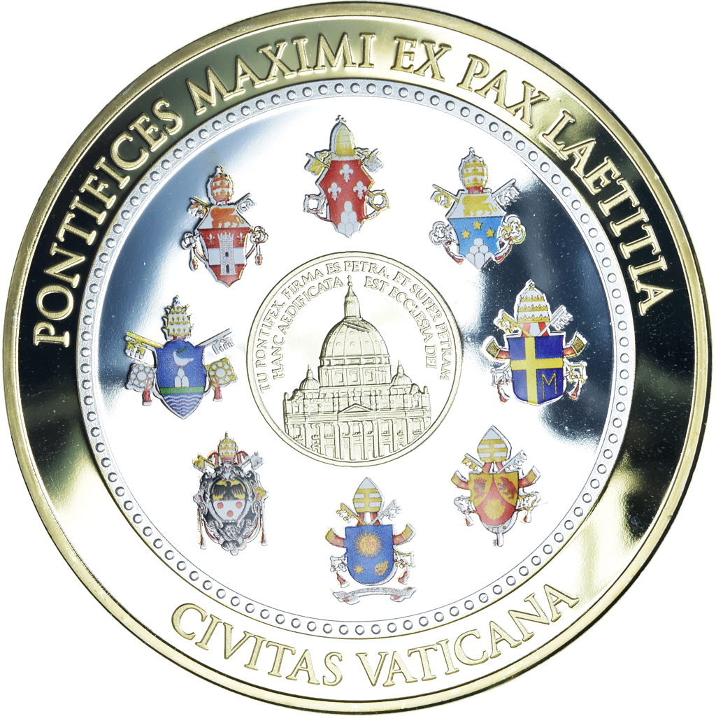 Vatican, Medal, Le Pape François, Religions & beliefs, 2013, , Silver