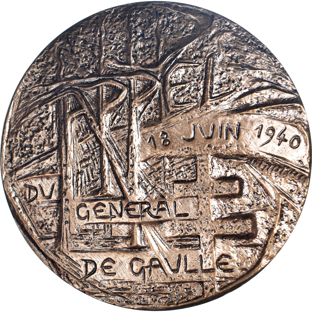 France, Medal, De Gaulle, l'Appel du 18 juin, WAR, 1940, Engels, 