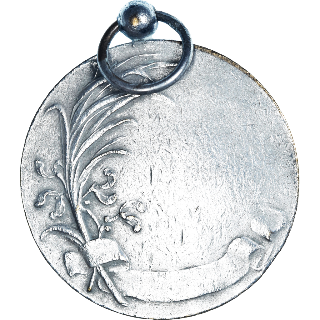 France, Medal, Concours de Musique, Kinsburger, Art nouveau, , Silvered