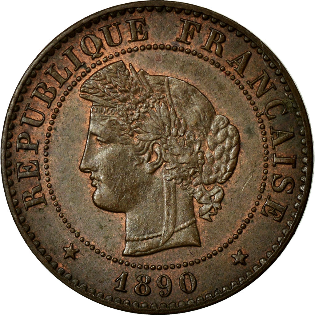 Coin, France, Cérès, Centime, 1890, Paris, , Bronze, Gadoury:88