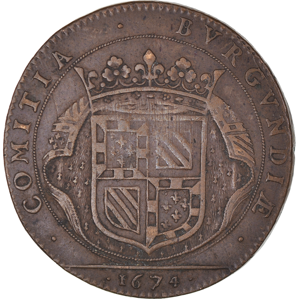 France, Token, Royal, Etats de Bourgogne, Seconde conquête de la