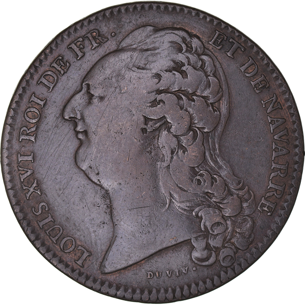 France, Token, Royal, Louis XVI, Protecteur de l'Académie Française, History