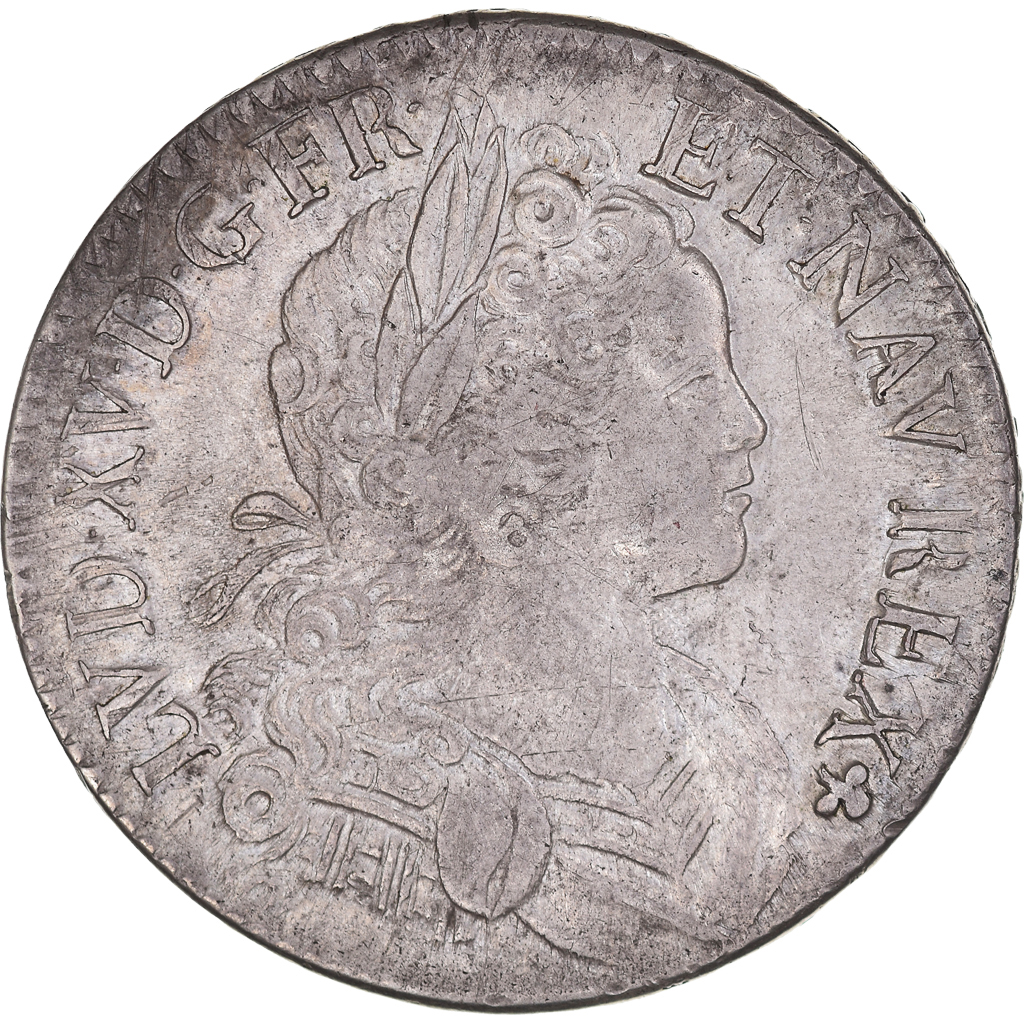 Coin, France, Louis XV, Écu de France-Navarre, Ecu, 1718, Paris, 