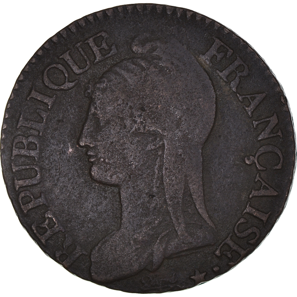 Coin, France, Dupré, 5 Centimes, AN 5, Paris, , Bronze, KM:635.1