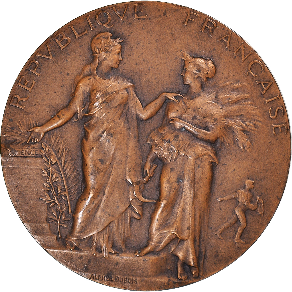 France, Medal, Concours Général Agricole de Paris, Agriculture, 1914, Alphée