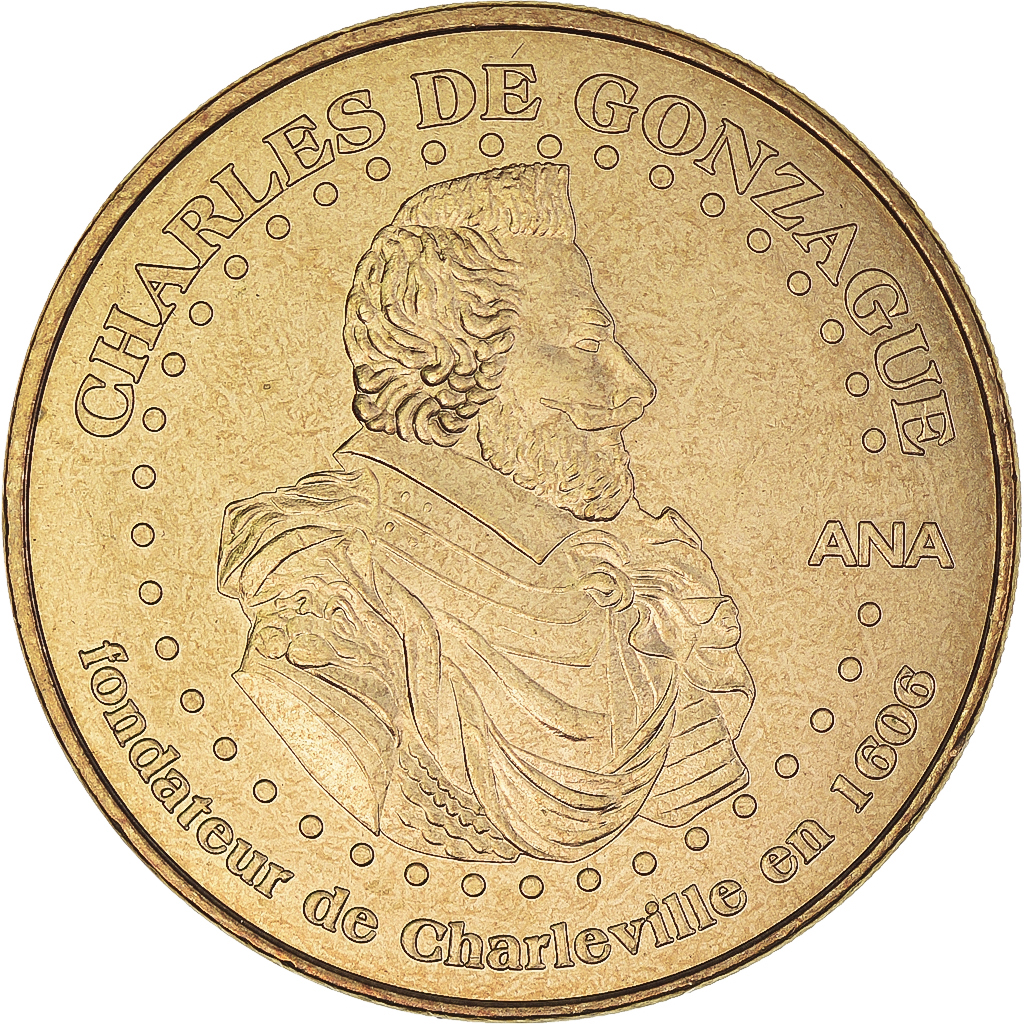 France, Token, Touristic token, Charleville-Mézières - Charles de Gonzague