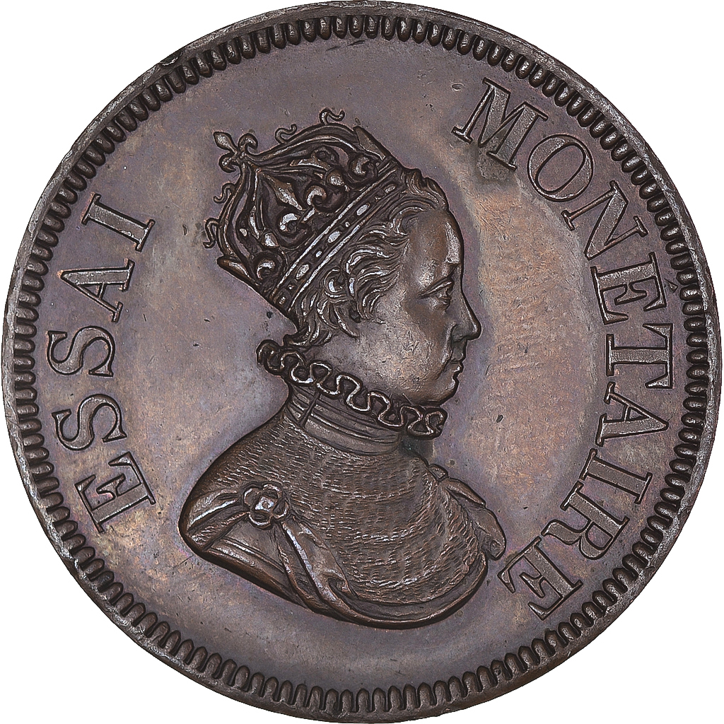 Coin, France, Louis-Philippe Ier, Essai à l'Effigie de Louis XIII, Essai, 1839