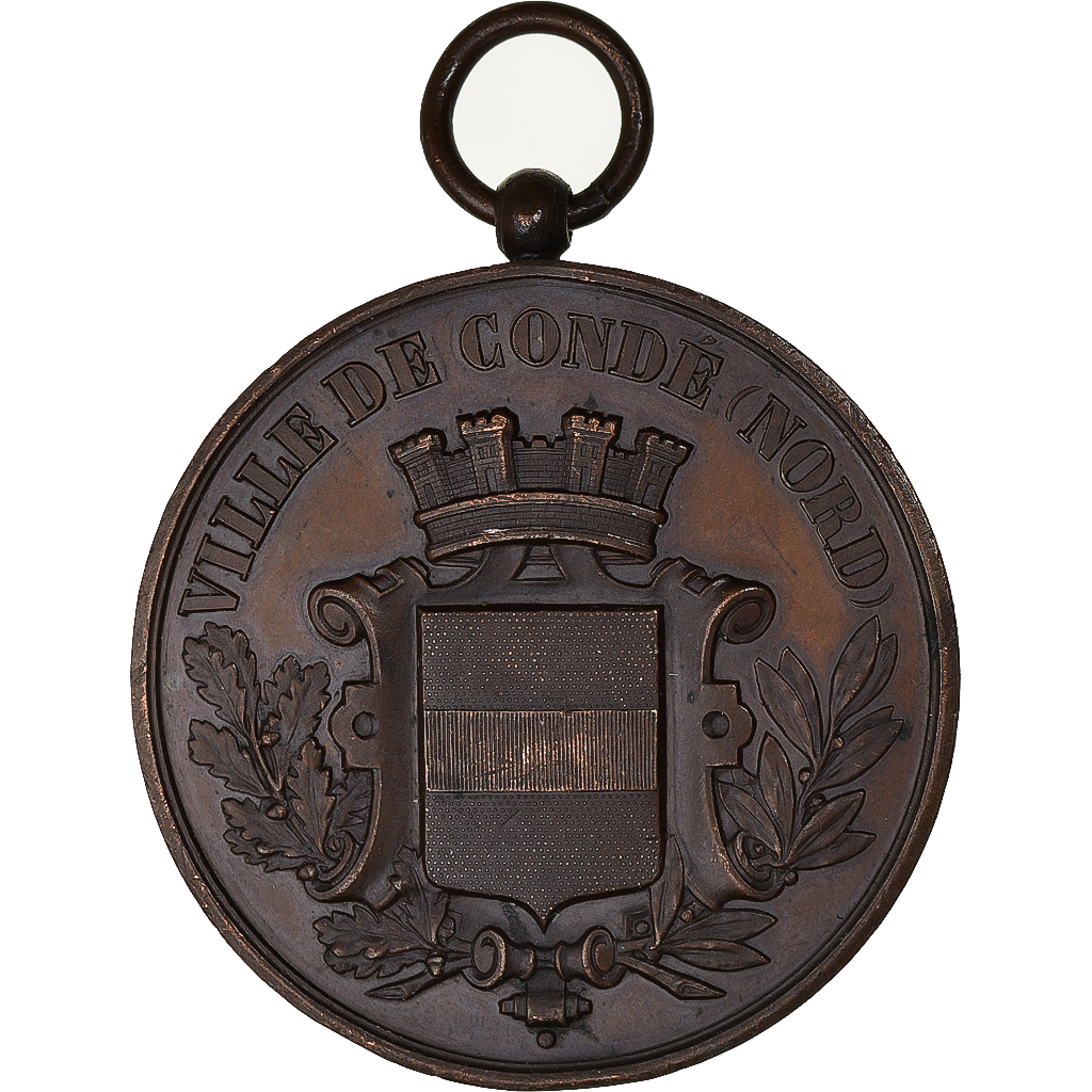 France, Medal, Société des Carabiniers, Ville de Condé (Nord), Sports &