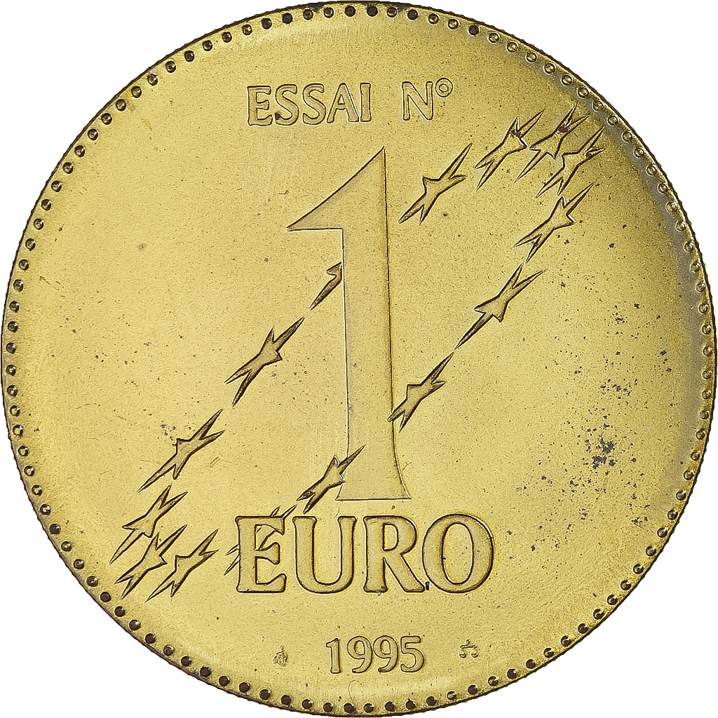 France, Medal, Essai 1 euro, 1995, Europa, , Bronze Florentin