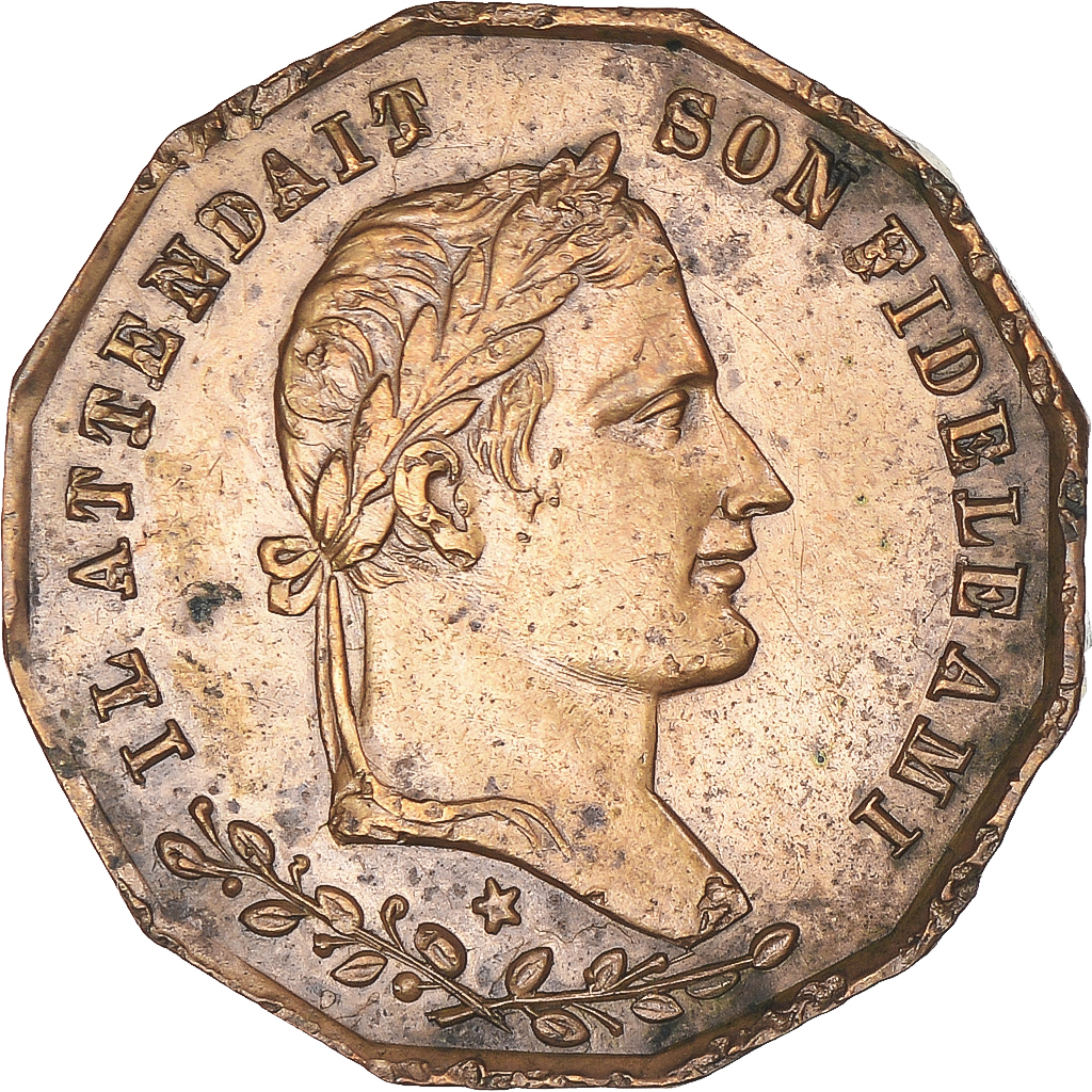France, Token, Général Bertrand, Fidèle Ami de Napoléon, History, 1844
