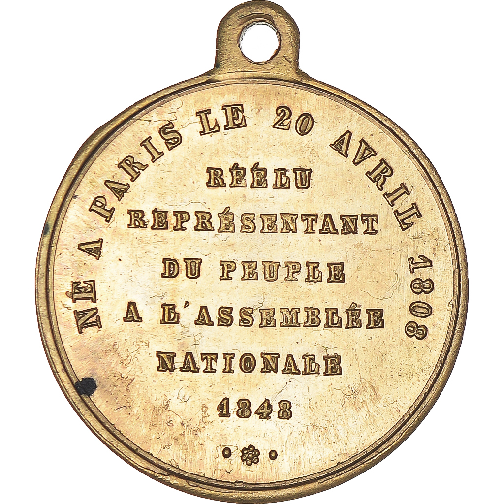 France, Token, Louis Napoléon Bonaparte, Elu à l'Assemblée Nationale