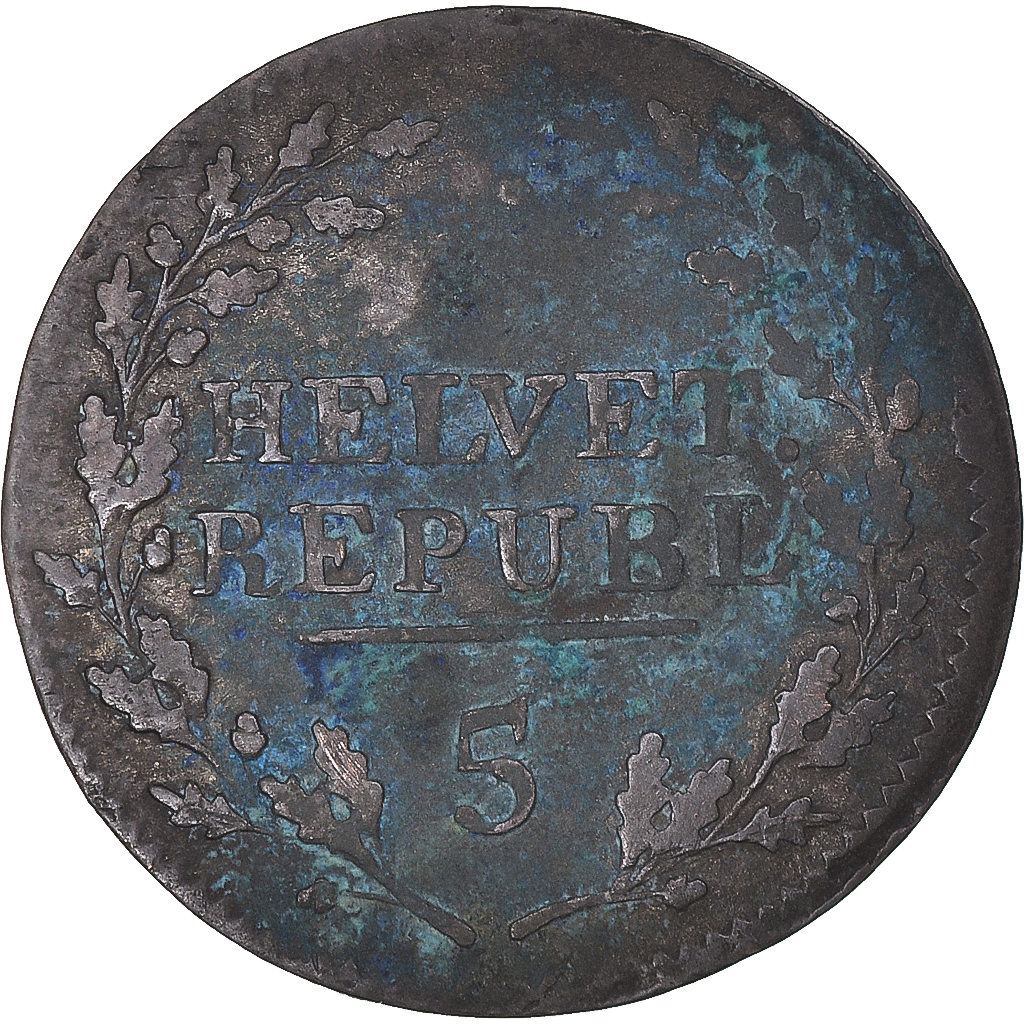 Coin, Switzerland, 1/2 Batzen, 1799, Bern, , Billon, KM:A6