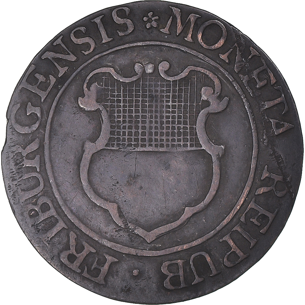 Coin, SWISS CANTONS, FREIBURG, 2 Kreuzer, 1793, Fribourg, , Billon