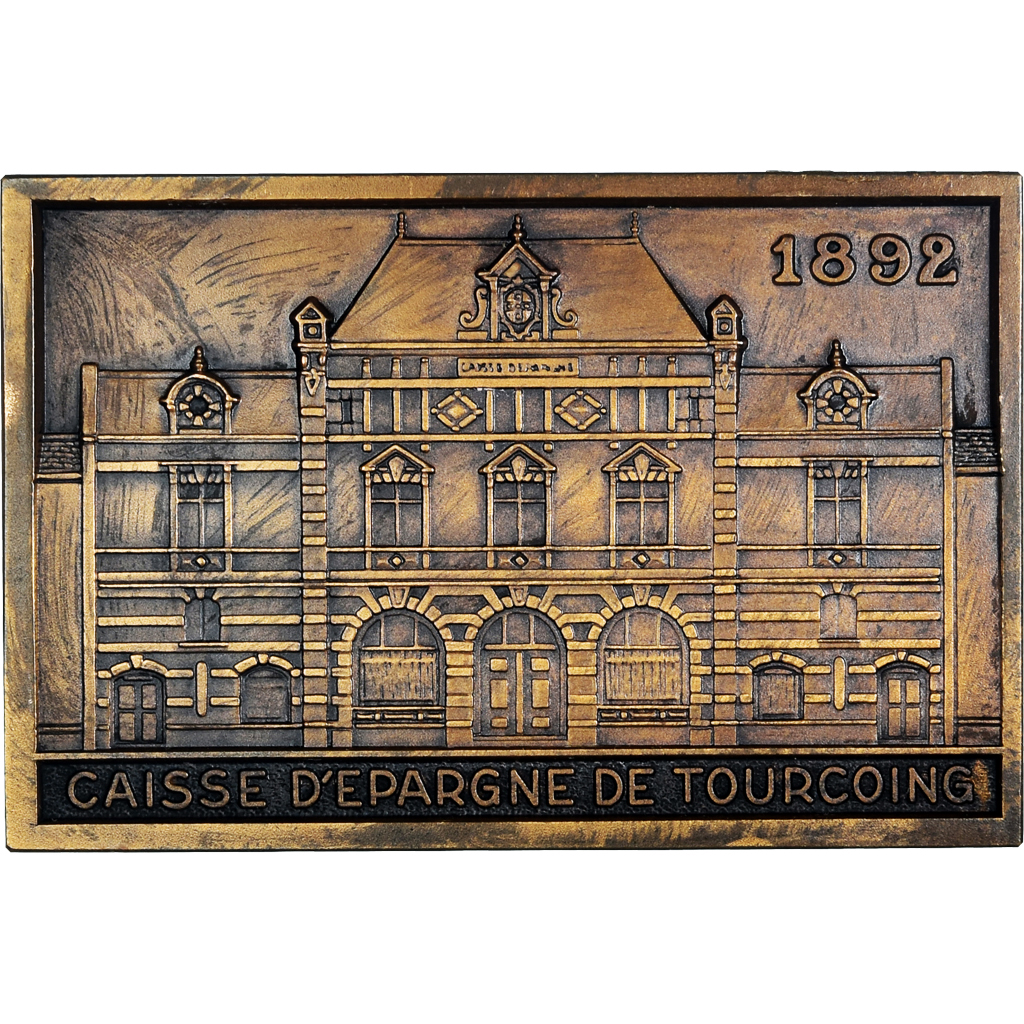 France, Medal, Caisse d'Épargne de Tourcoing, Bank, 1966, , Bronze