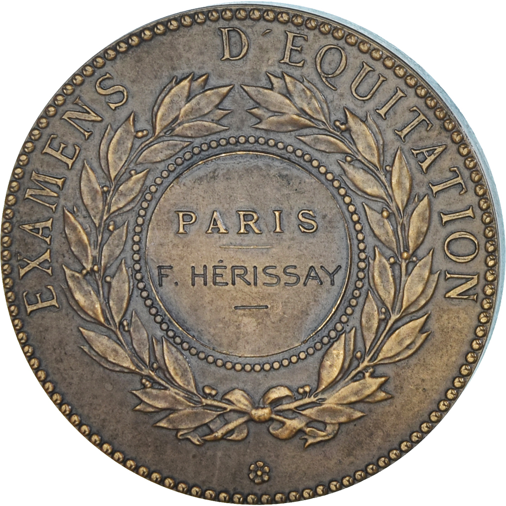 France, Medal, Société Hippique française, Equitation, Paris, Sports &