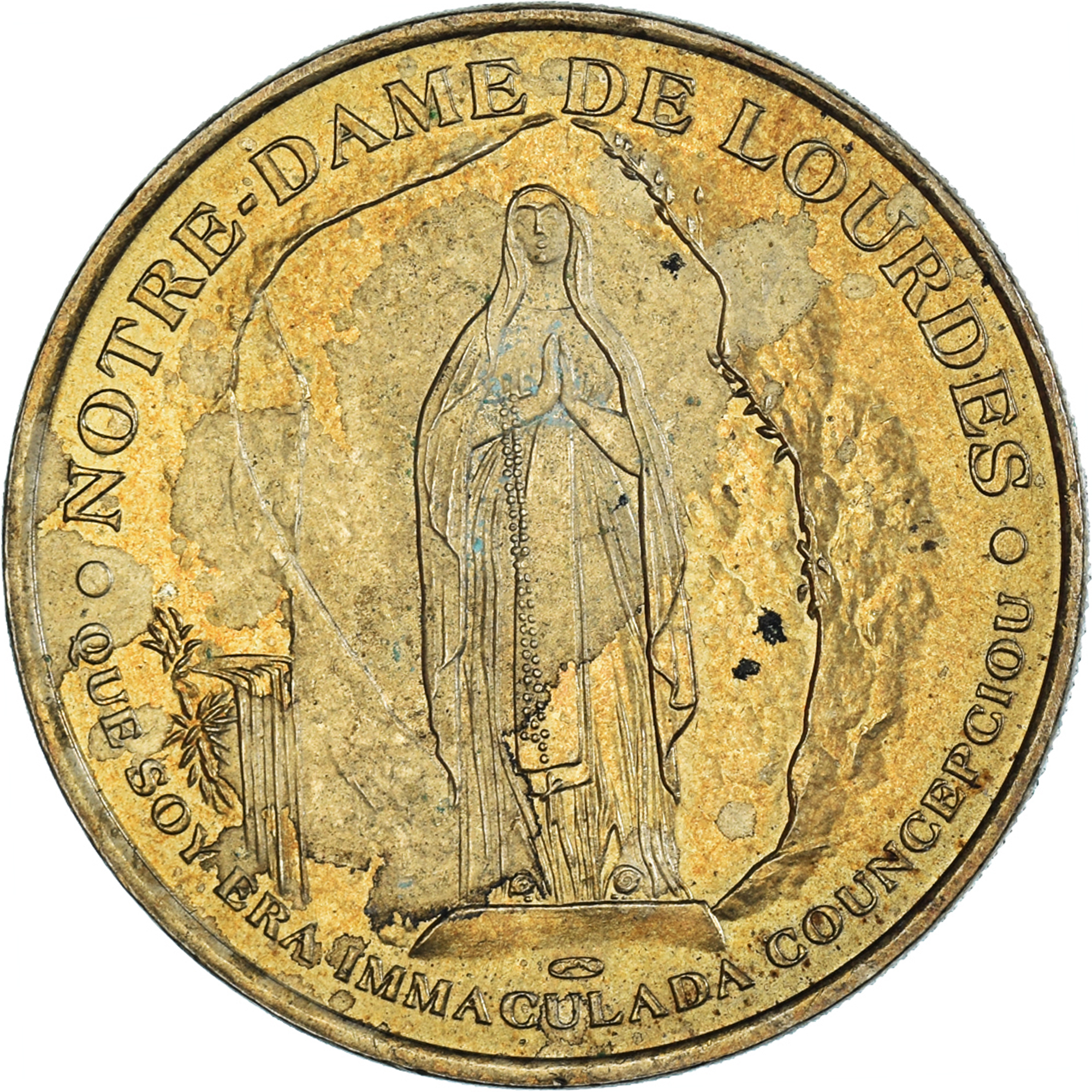France, Token, Touristic token, Sanctuaire de Notre Dame du Rosaire, Lourdes
