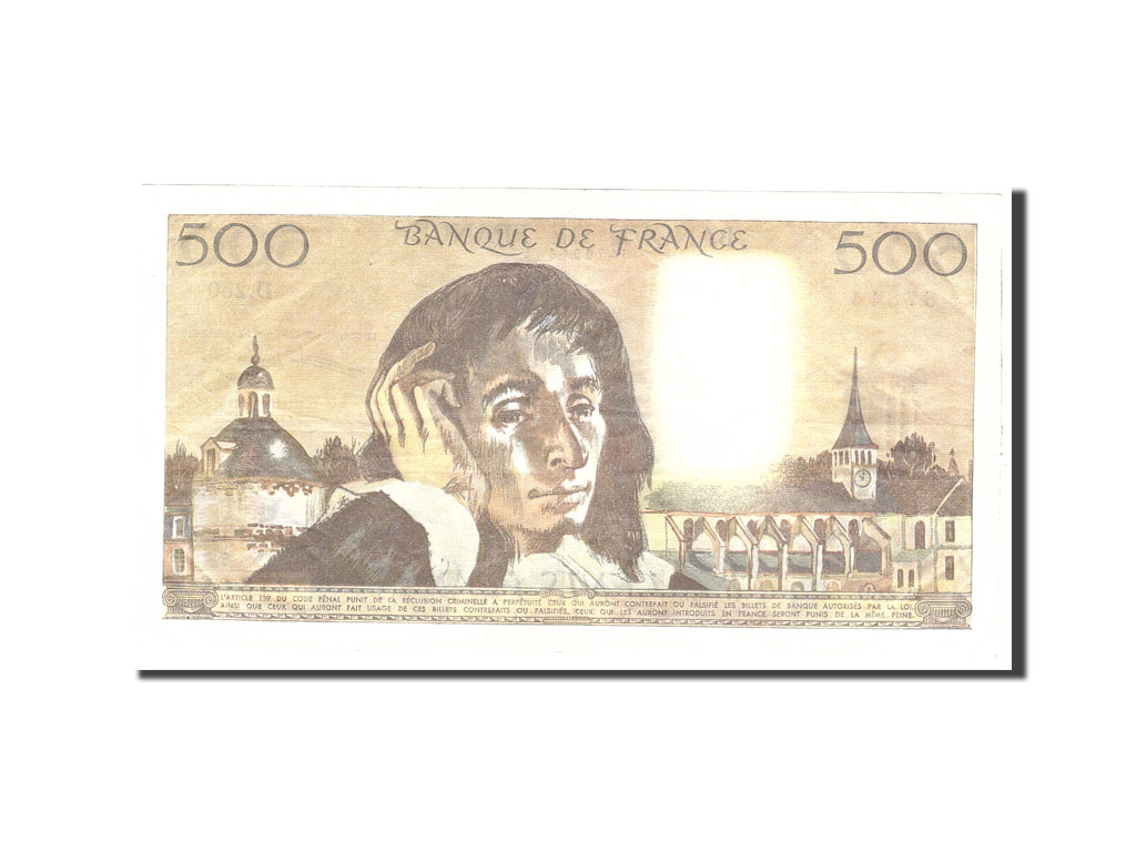 Banknote, France, 500 Francs, 1987, 1987-01-22, EF(40-45), Fayette:71.36