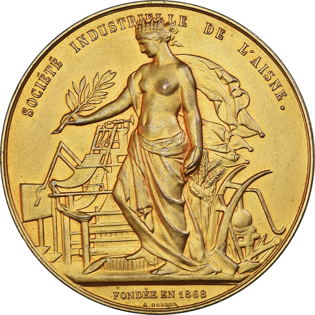 France, Medal, Blanchisserie et Teinturerie de Cambrai, Business & industry