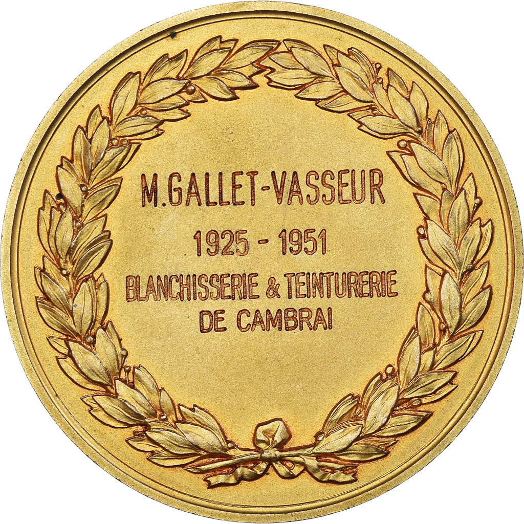 France, Medal, Blanchisserie et Teinturerie de Cambrai, Business & industry