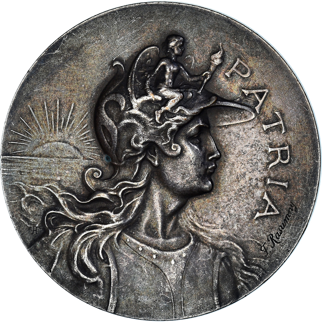 France, Medal, Patria, Concours de Gymnastique, Charleville, 1903, Rasumny
