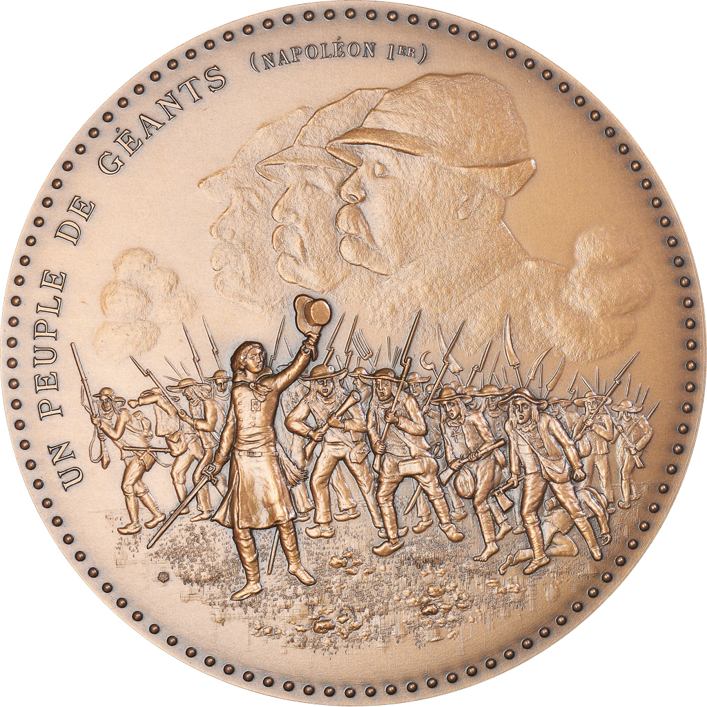 France, Medal, Conseil Général de la Vendée, Un Peuple de Géants, 1983