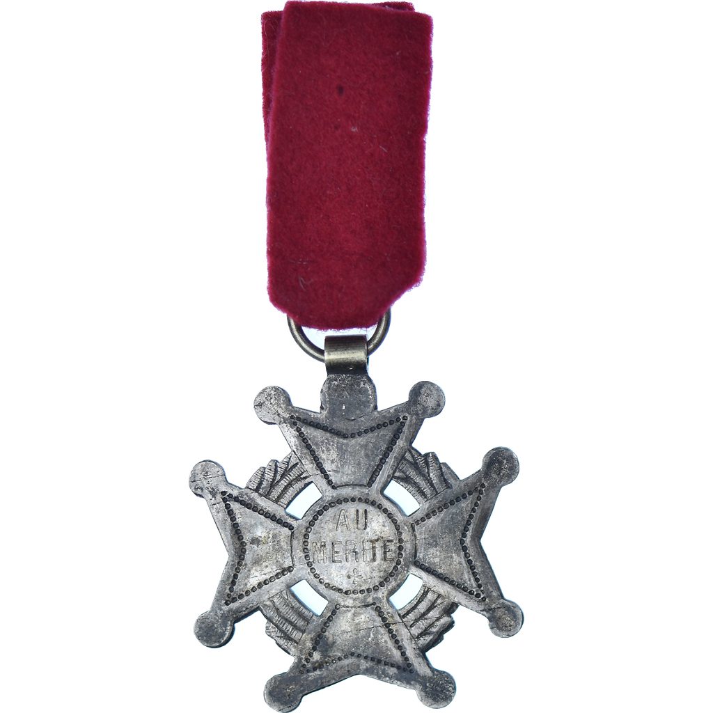 France, Au mérite, Medal, Very Good Quality, Silvered bronze, 30
