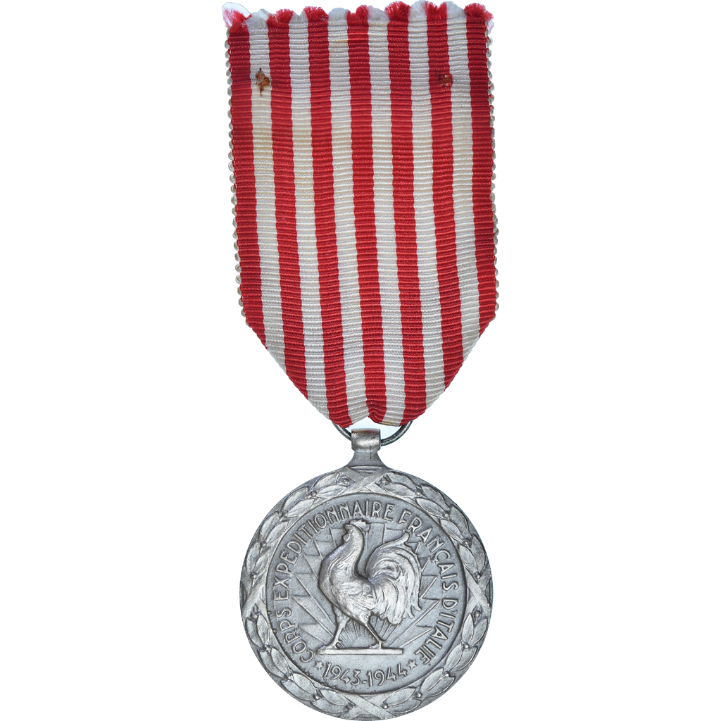 France, Corps Expeditionnaire Français d'Italie, WAR, Medal, 1943-1944