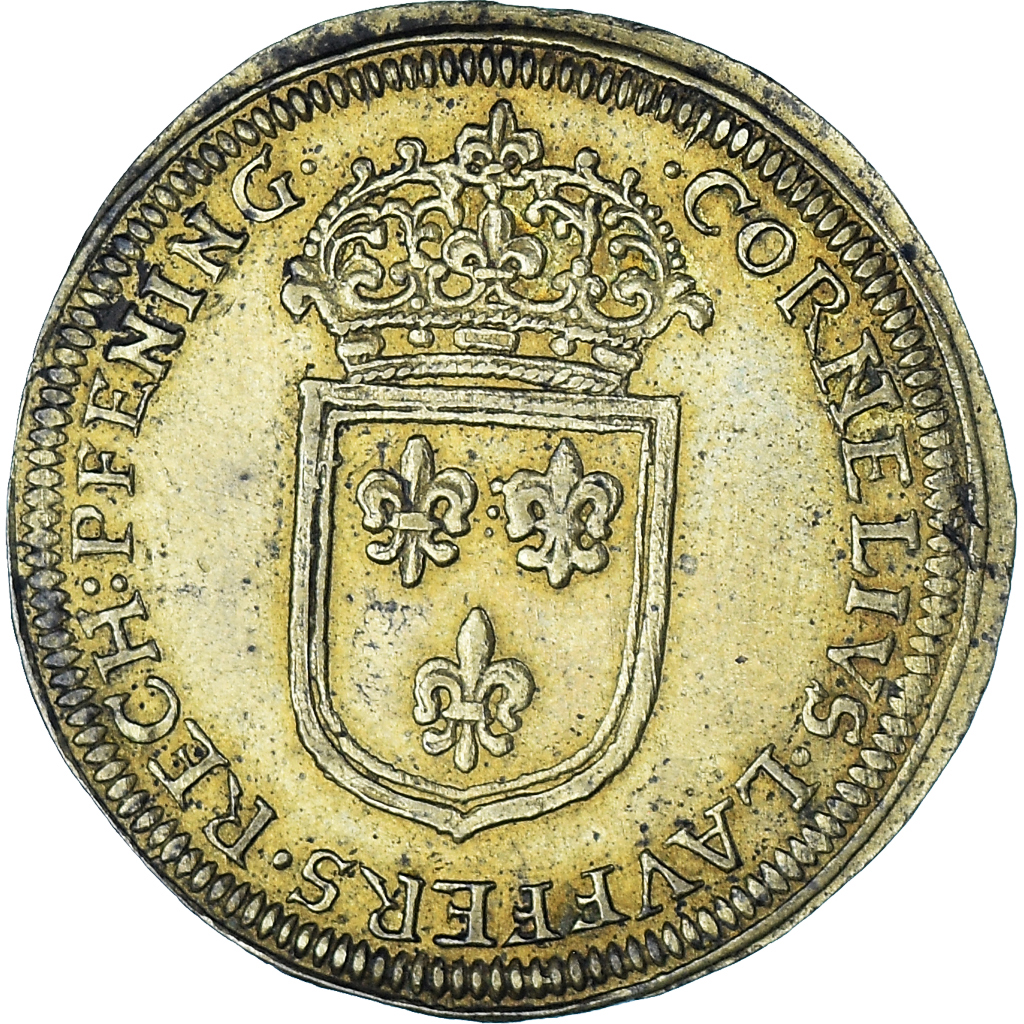 France, Token, Royal, Louis XIV, Nuremberg, Cornélius Lauffers, History