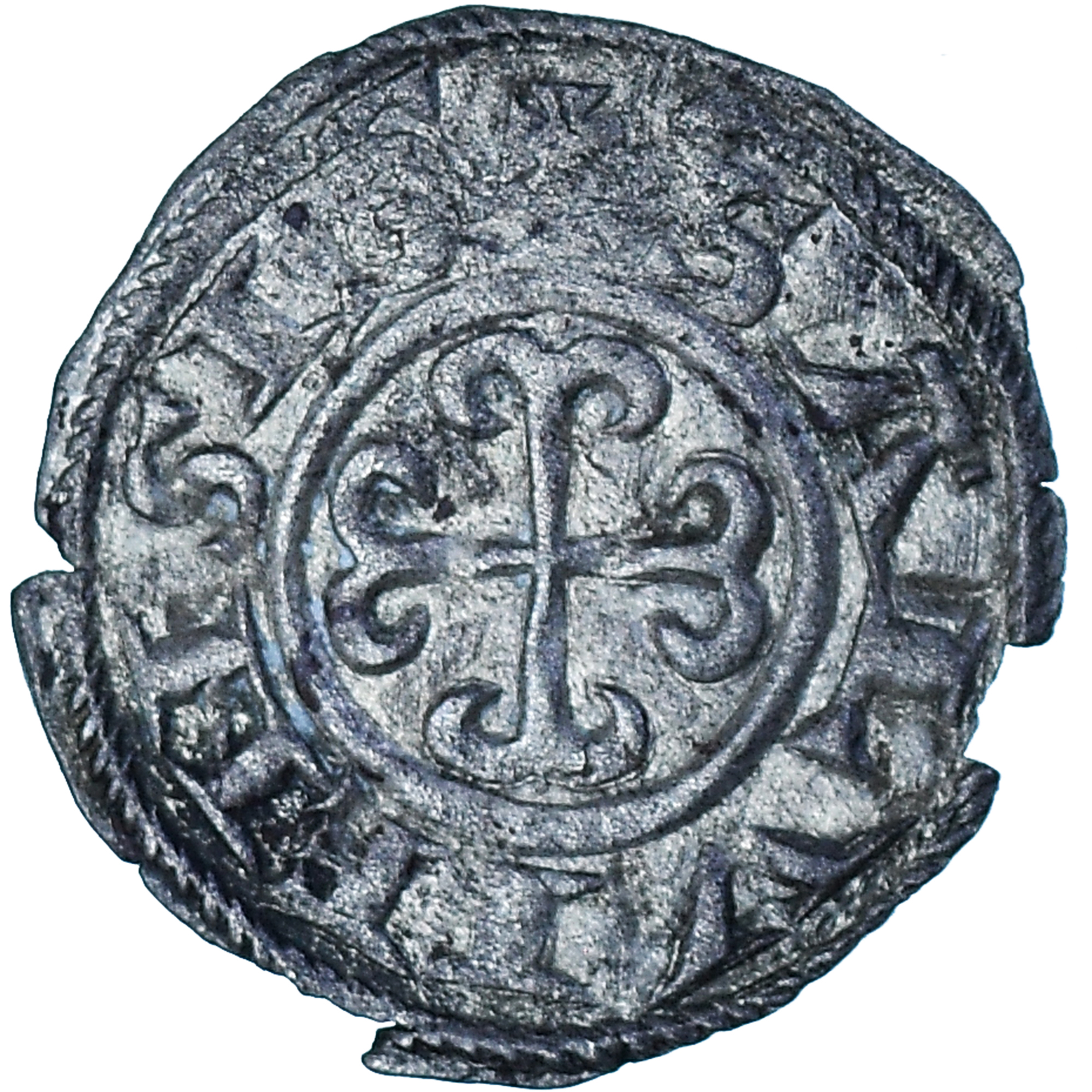 Coin, France, Languedoc, Obol, 1150-1160, Sommières, , Silver