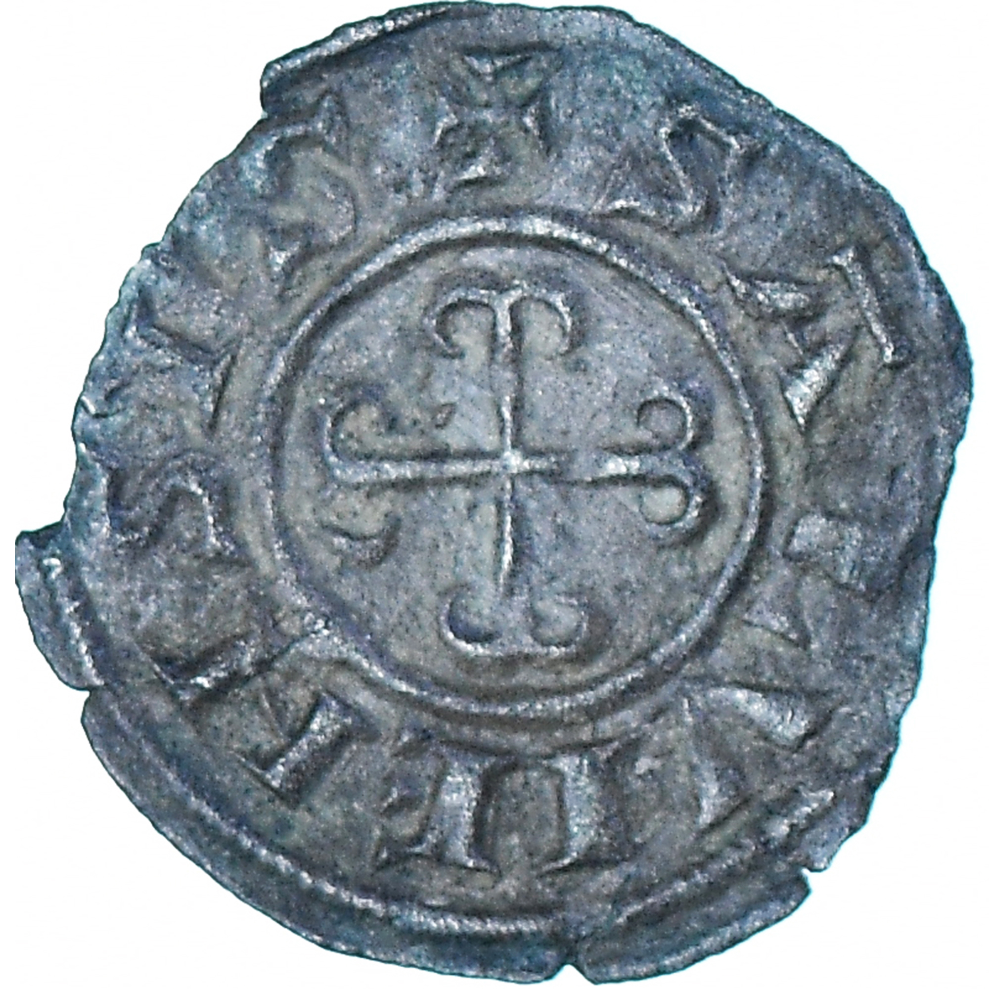 Coin, France, Languedoc, Obol, 1150-1160, Sommières, , Silver