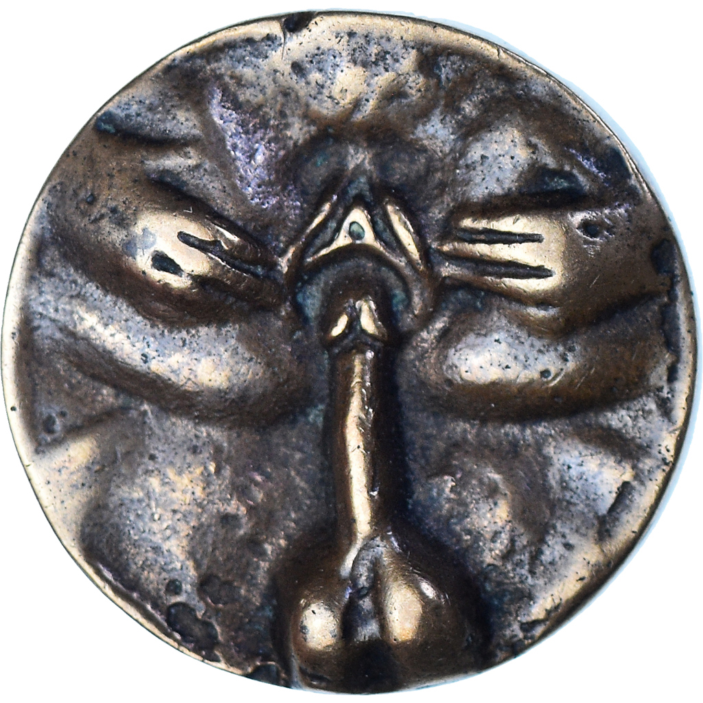 Frankrijk, Medaille, Napoléon III, Médaille érotique reprenant un module de 5