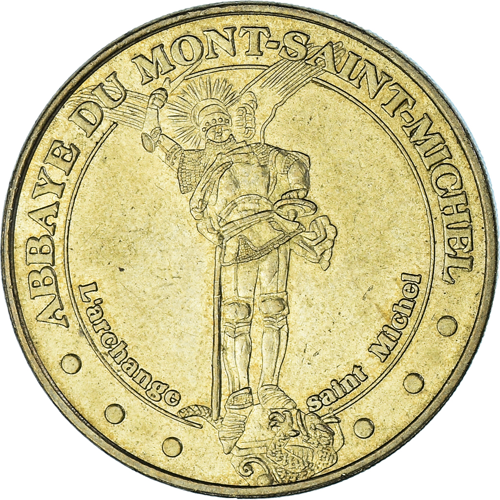 France, Token, Touristic token, Le Mont-Saint-Michel - L'Archange n°5, Arts &
