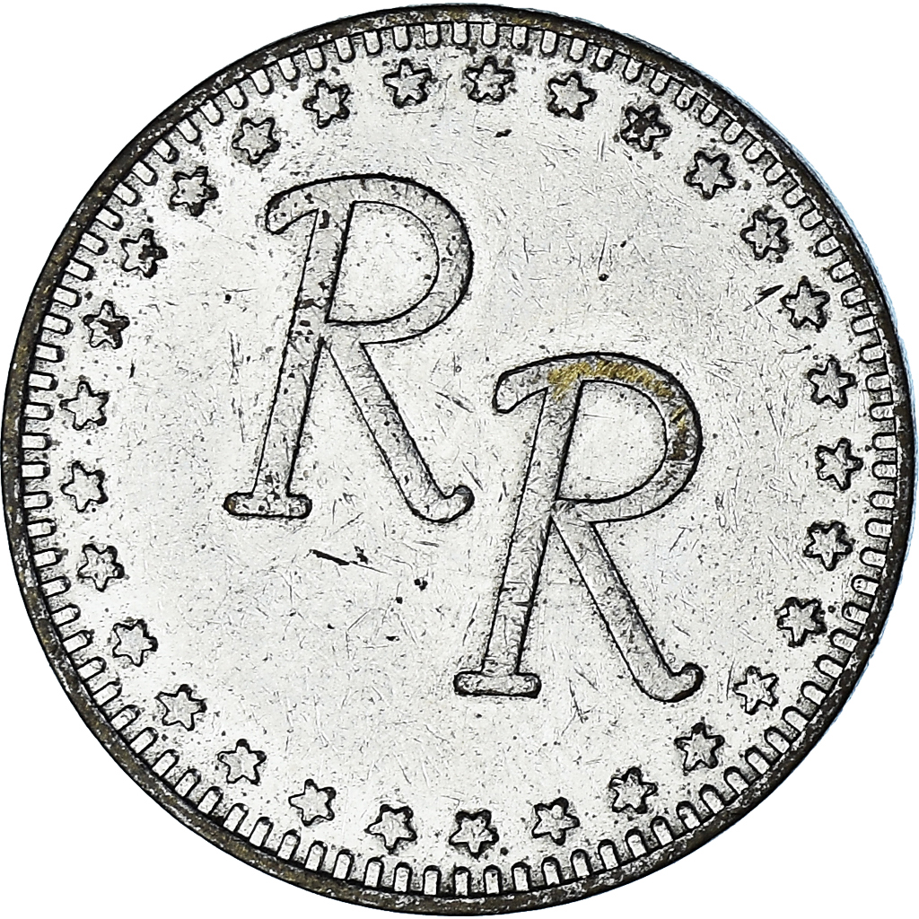 France, Token, RR, Fête Foraine, Leasure, EF, Copper-nickel