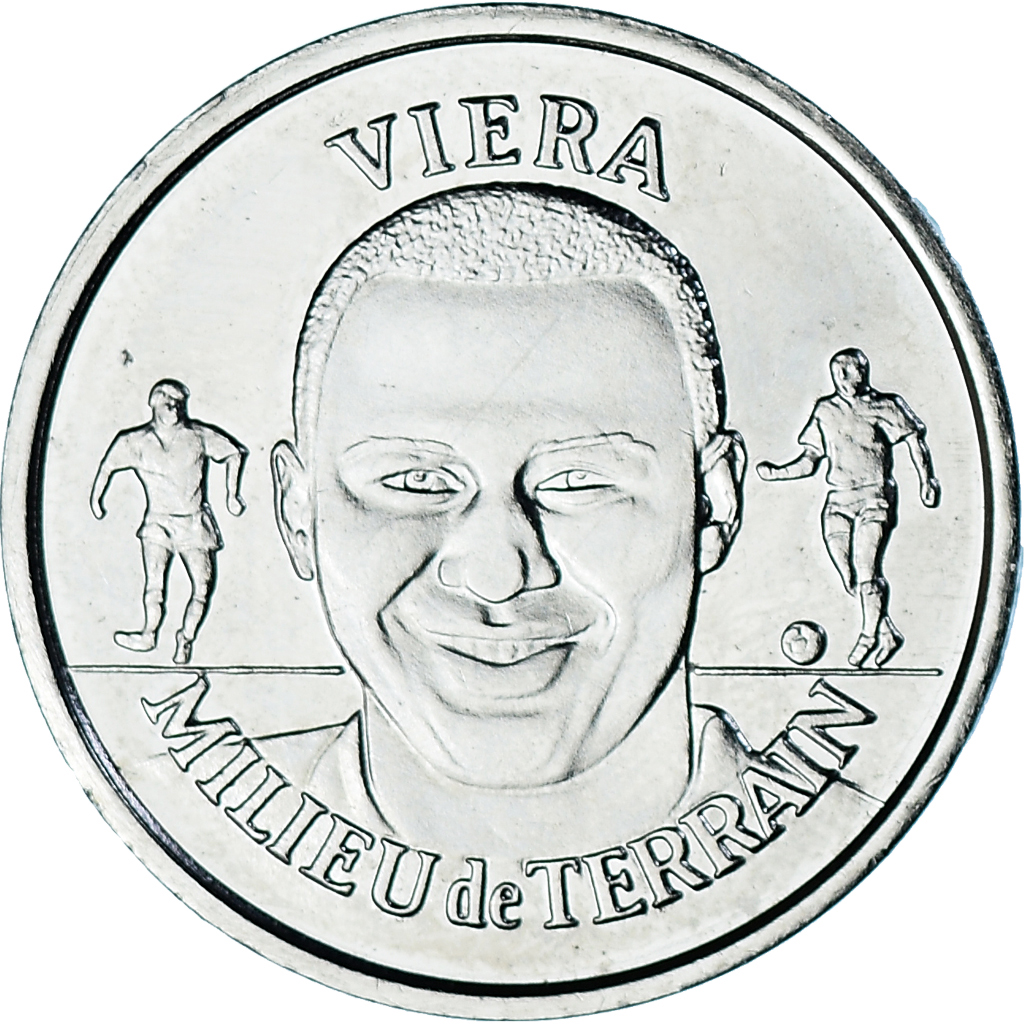 France, Token, Football, Patrick Vieira, Sport, 1999, , Nickel