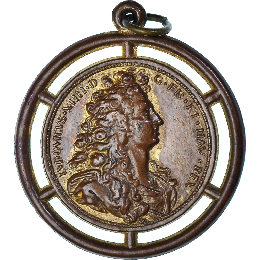 France, Medal, Louis XIV, La Marine Française, History, Restrike, 