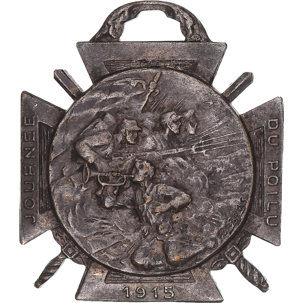 France, Journée du poilu, Politics, Society, War, Medal, 1915, Excellent