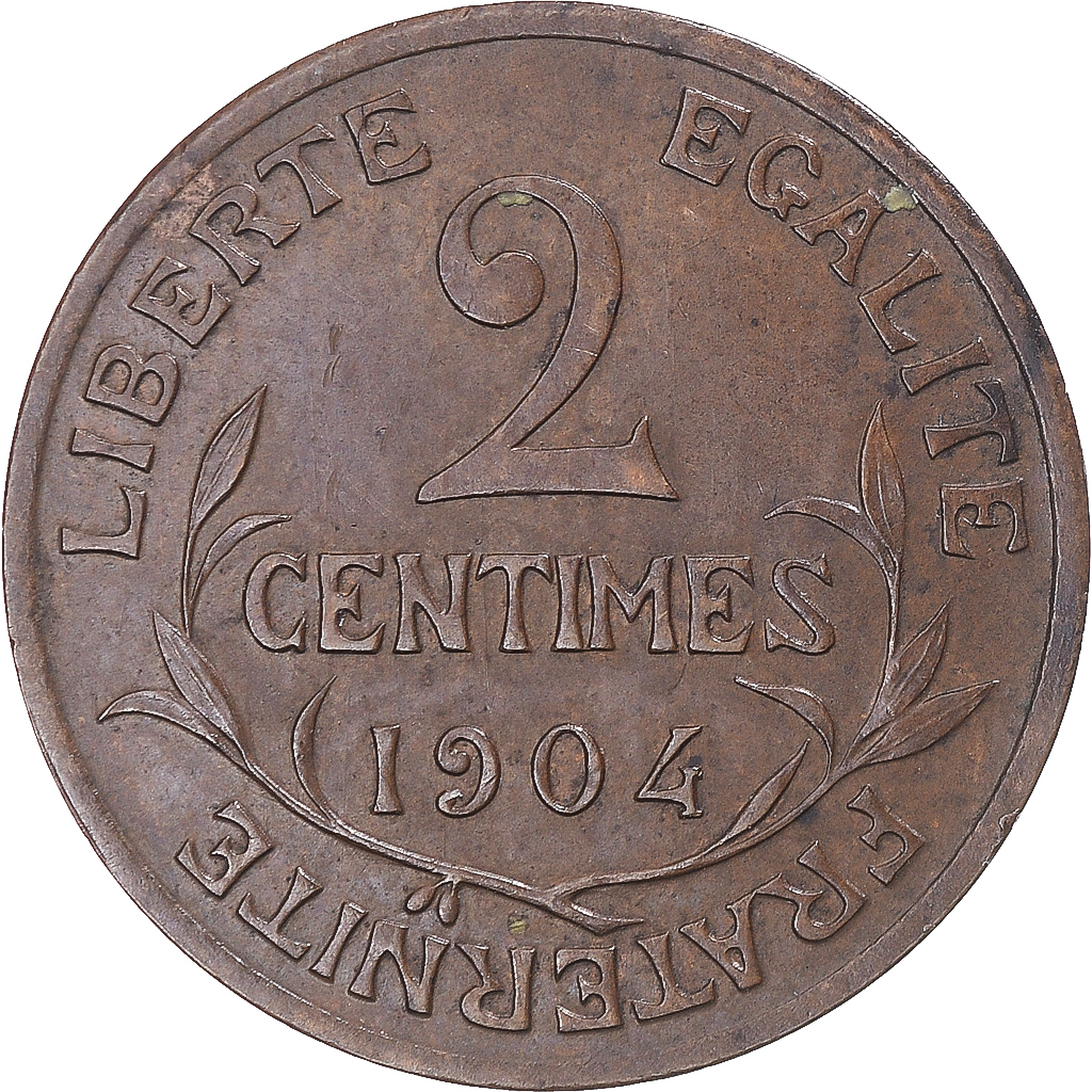 Coin, France, Dupuis, 2 Centimes, 1904, Paris, , Bronze, KM:841