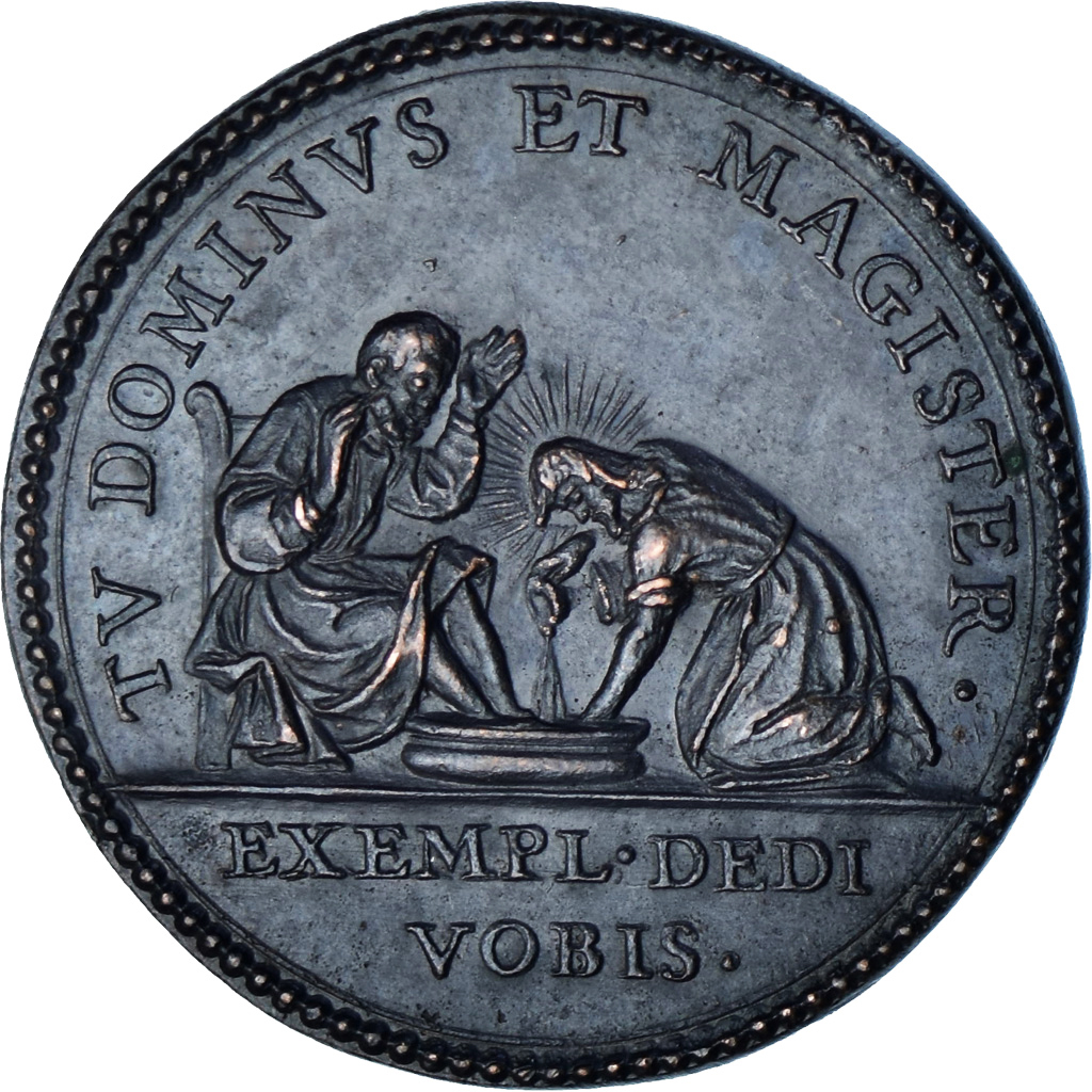 Vatican, Medal, Benoit XIV, Hamerani, Refrappe XIXème, , Bronze
