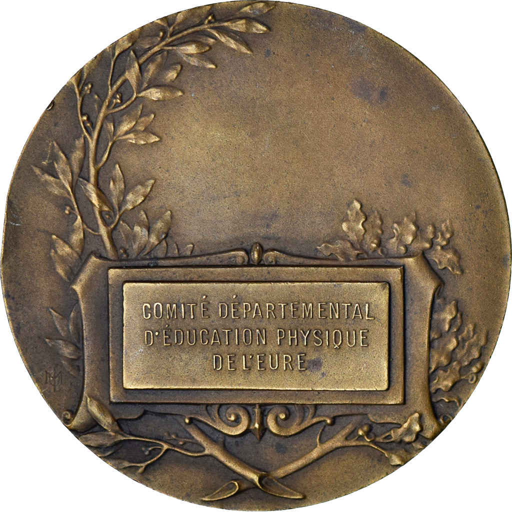 France, Medal, Comité Départemental d'Education Physique de l'Eure, Cariat