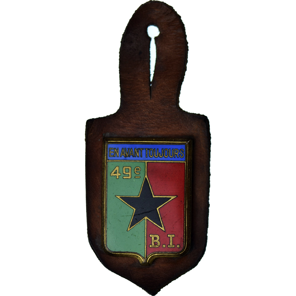 France, Pucelle, 49ème Bataillon d'Infanterie, Brass, 