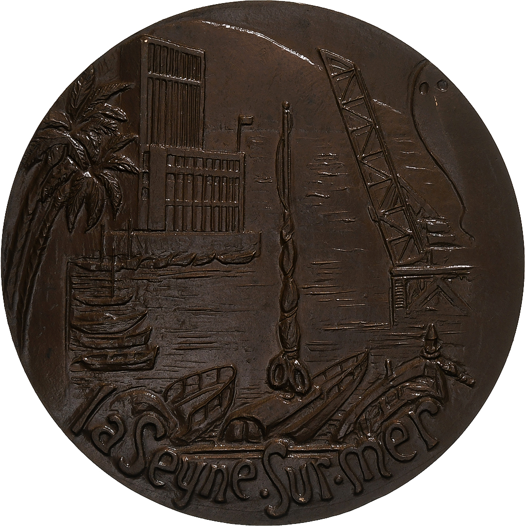 France, Medal, Mariage, Noces d'Or, Seyne-sur-mer, 1984, Quérolle, 