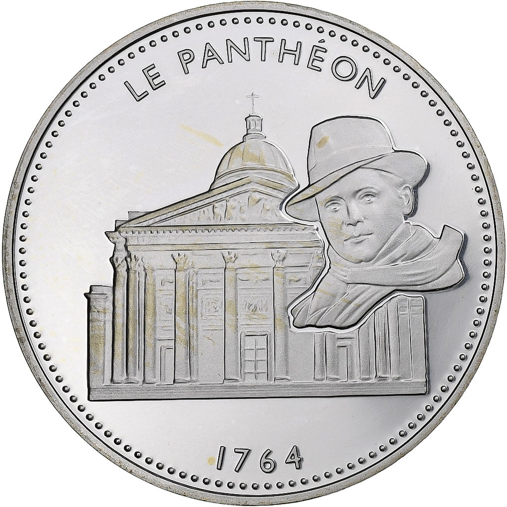 France, Medal, Les Joyaux de Paris, Le Panthéon, Silver, 