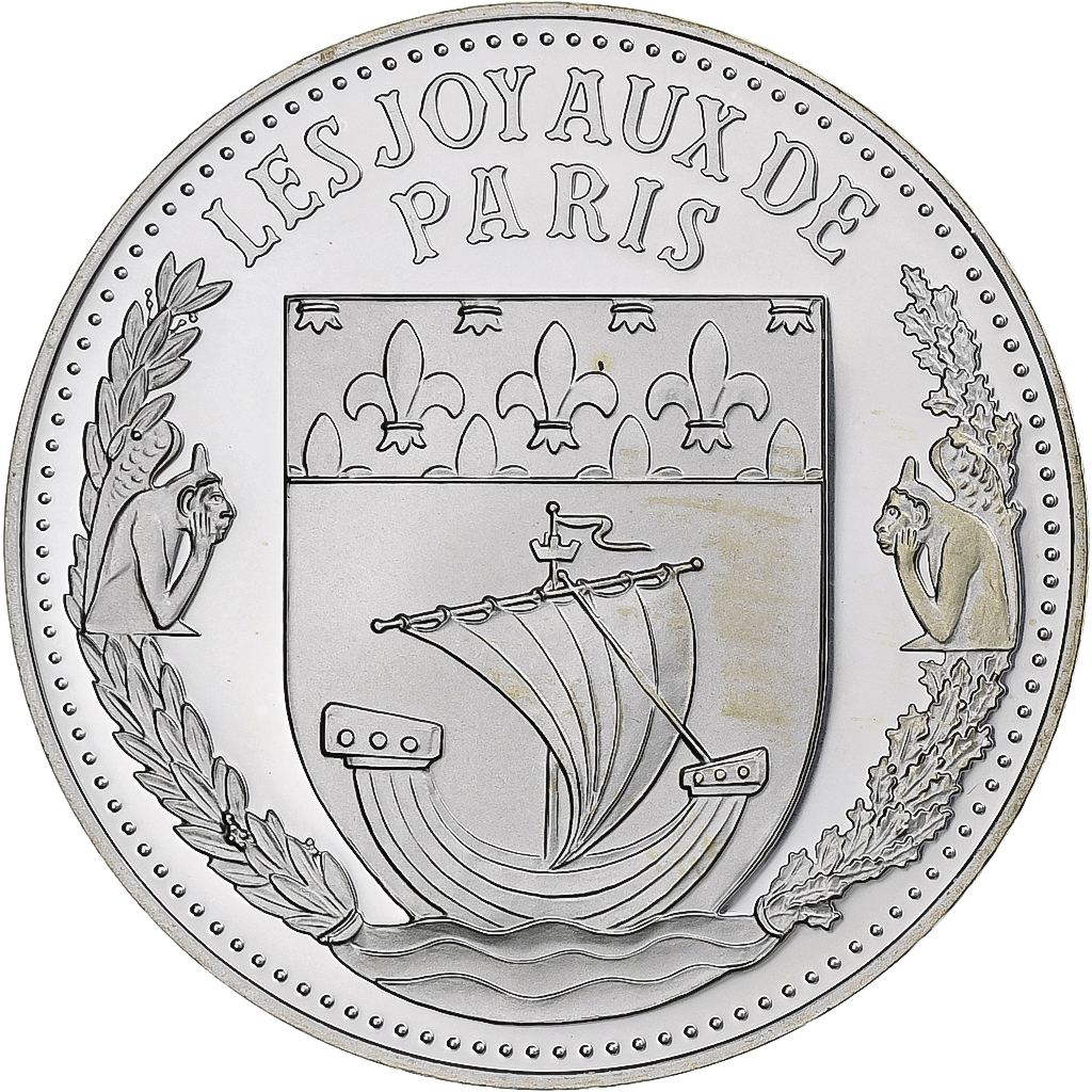France, Medal, Les Joyaux de Paris, Le Panthéon, Silver, 