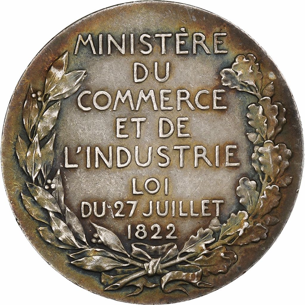 France, Medal, Ministère du Commerce et de l'Industrie, Comité des expertises