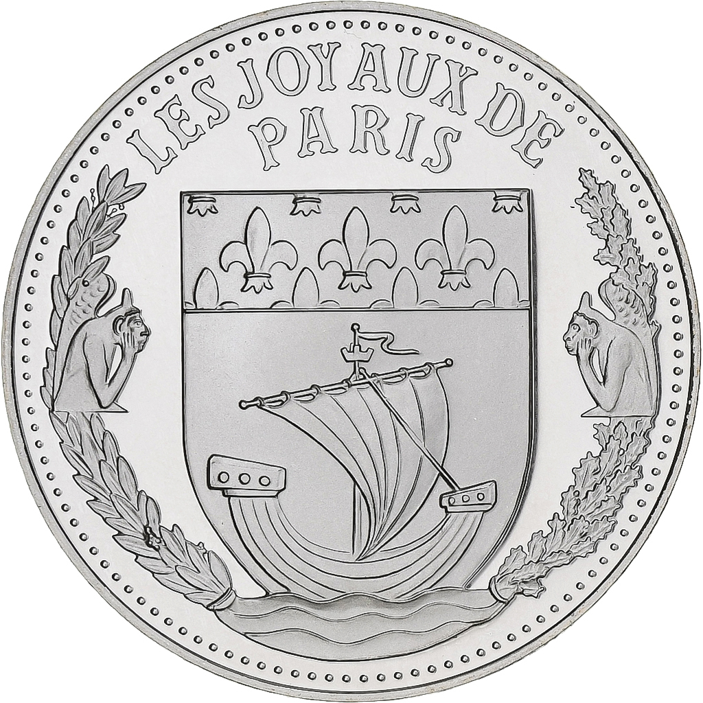 France, Medal, Les Joyaux de Paris, L'Institut de France, Silver, 