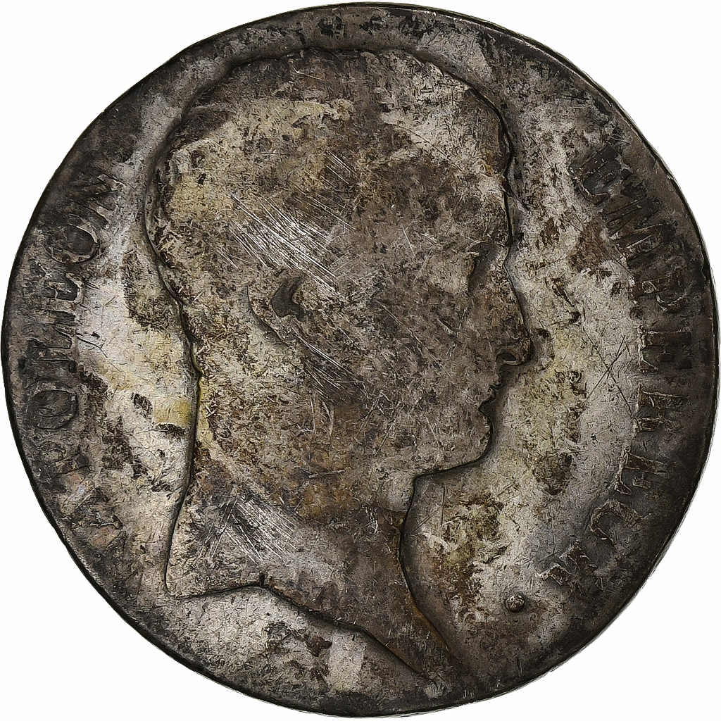 Coin, France, Napoléon I, 5 Francs, AN 13, Toulouse, F(12-15), Silver
