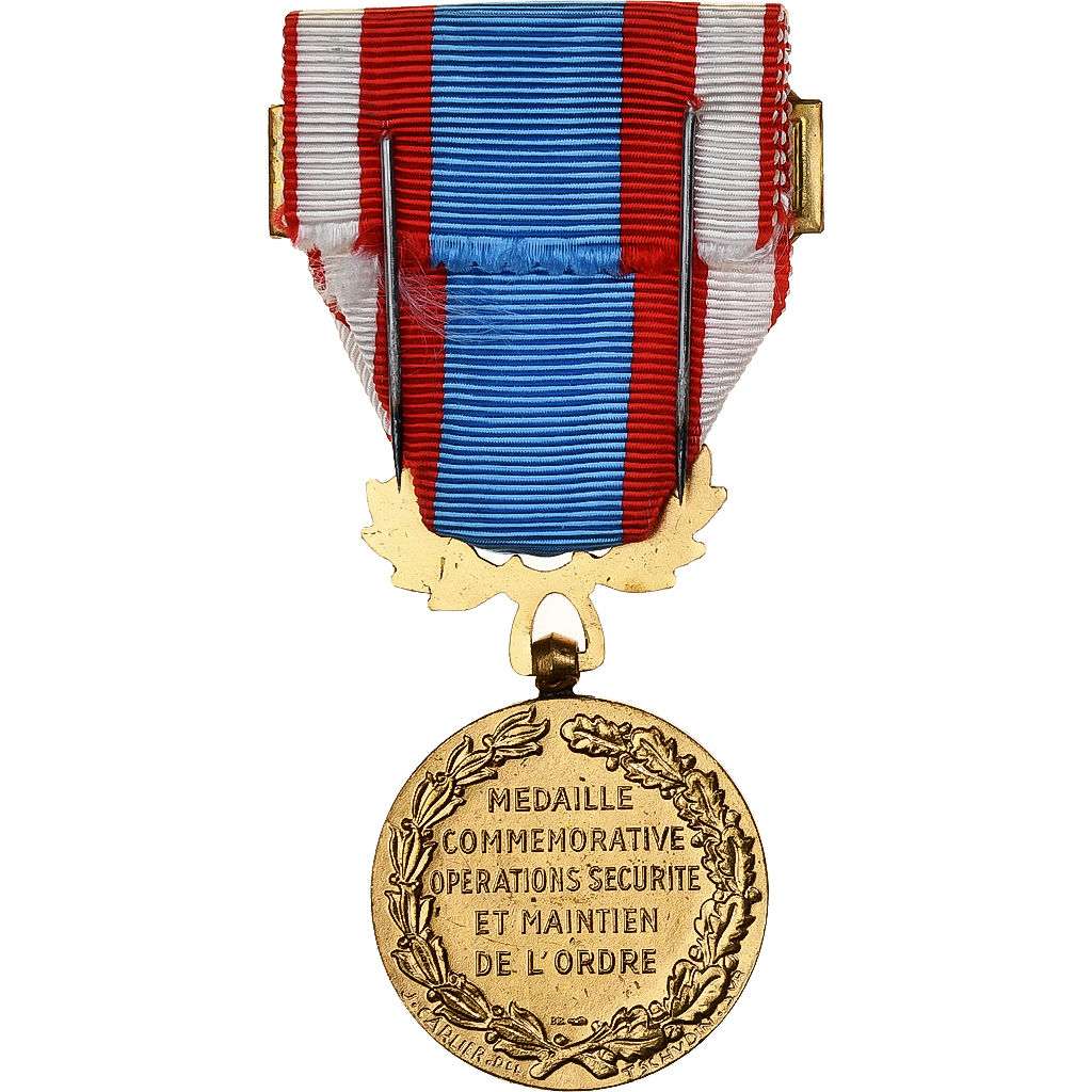 France, Opérations de Sécurité et Maintien de l'ordre, Algérie, WAR, Medal