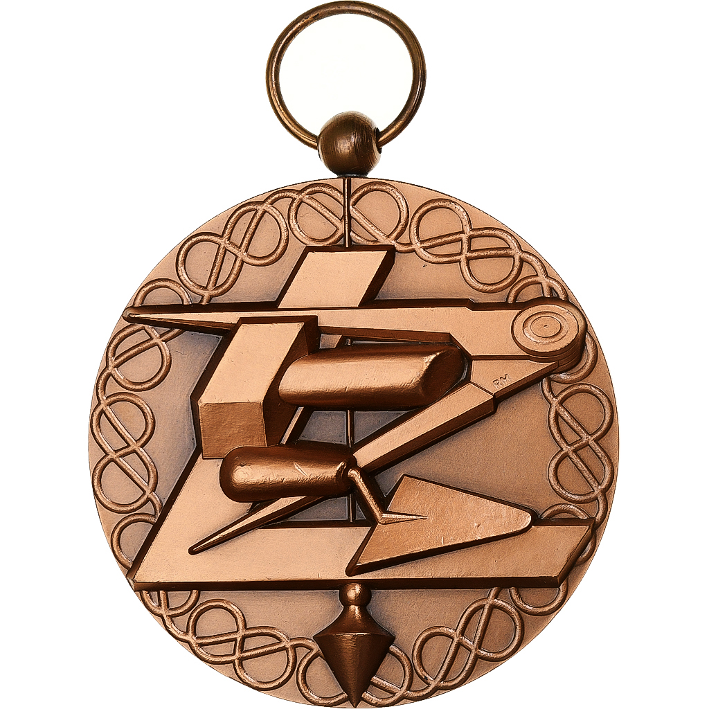 France, Medal, Grande Loge Mixte de France, 1988, Copper, 